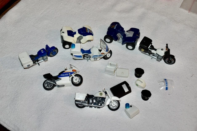 PLAYMOBIL CITY ACTION 5648 Malette Valisette Policier Avec Moto Neuf