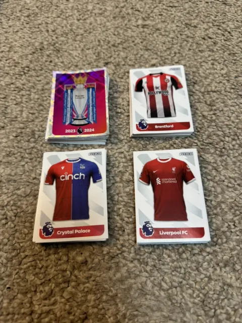 Panini Premier League 2024 Stickers - 50 No Duplicates