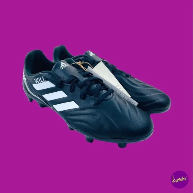 ADIDAS Copa Sense.3 FG Junior Football Boots, Padded Ankle, Lace Up, Black, UK 4