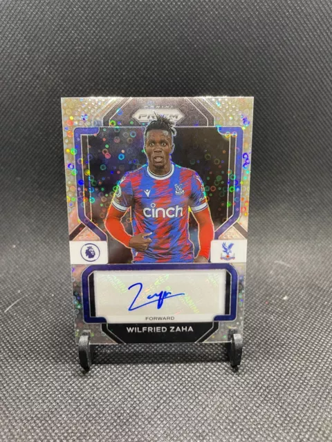 2022-23 Panini Prizm Premier League Soccer - Silver Breakaway AUTO Wilfried Zaha