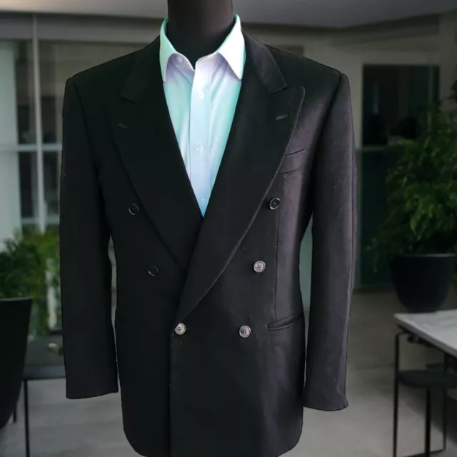 Loro Piana Cashmere Double Breasted Blazer 38S Ravazollo Cashmere Alta Sartoria