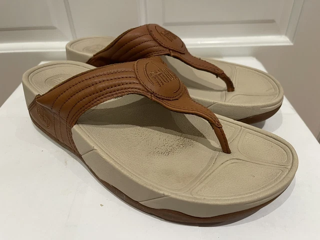 FitFlop Womens Brown Flip Flop Sandals Sz US 7