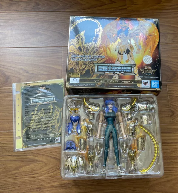 Saint Seiya Myth EX Soul of Gold God Cloth Scorpio Milo Action Figure