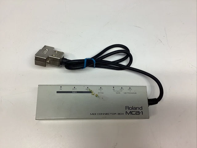 VINTAGE ROLAND MCB-1 MIDI Connector Box Only Interface Music Audio Instrument