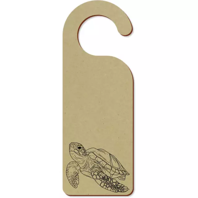 'Sea Turtle' 200mm x 72mm Door Hanger / Sign (DH00040825)