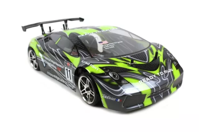 Auto Radiocomandata Elettrica Drift Brushless Lambo 2.4Ghz Lipo Rtr 1/10 Himoto