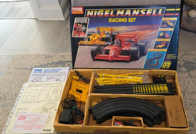RARE FORMULA TYCO Nigel Mansell Slot Car Track Set World Champ