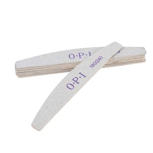 10pcslot wooden lheils tampone unghie professionale 180240 File unghie  ba