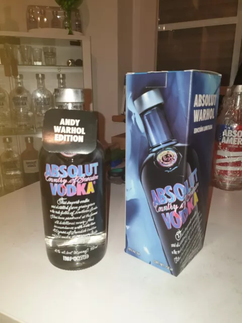 Absolut Vodka Andy Warhol + Box