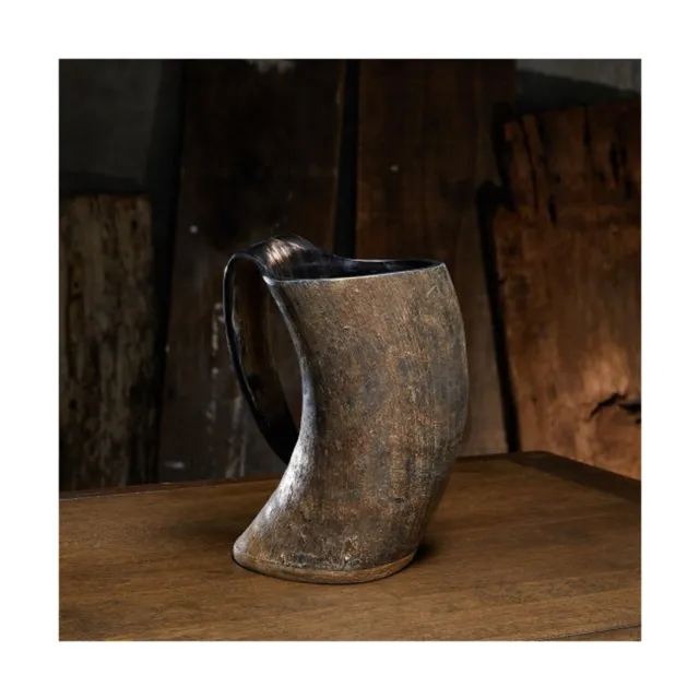Touch of Modern Viking Drinkware Drinking Mug w/Wood Base - Small New