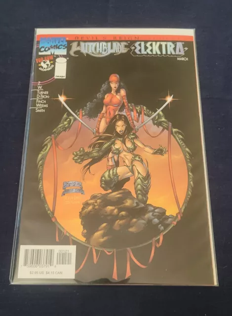 Witchblade Elektra: Devil's Reign Chapter 6, 1997 Top Cow/Image/Marvel Comics