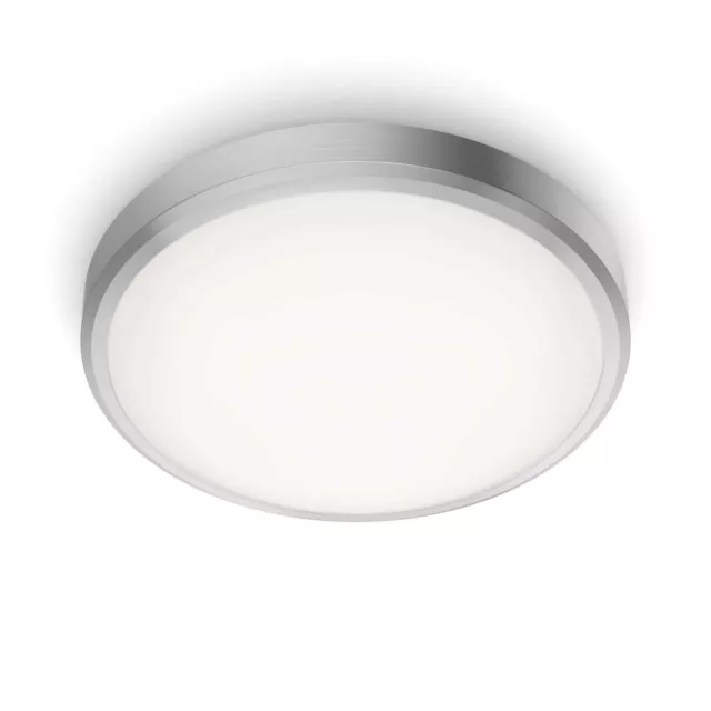 Philips Functional Ceiling light LED Non-changeable bulb(s) 1700 lm IP44 Nickel