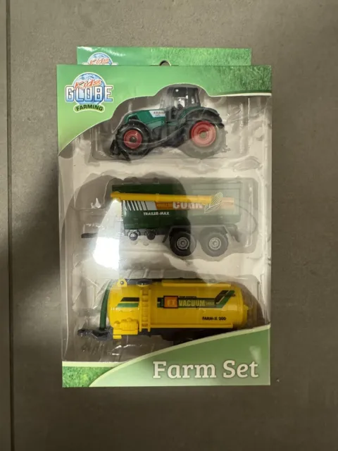Traktor mit 2 Anhänger Farm Set-NEU-OVP