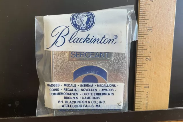 Vintage Obsolete Pinkerton Sergeant's Badge New In Packaging Rare