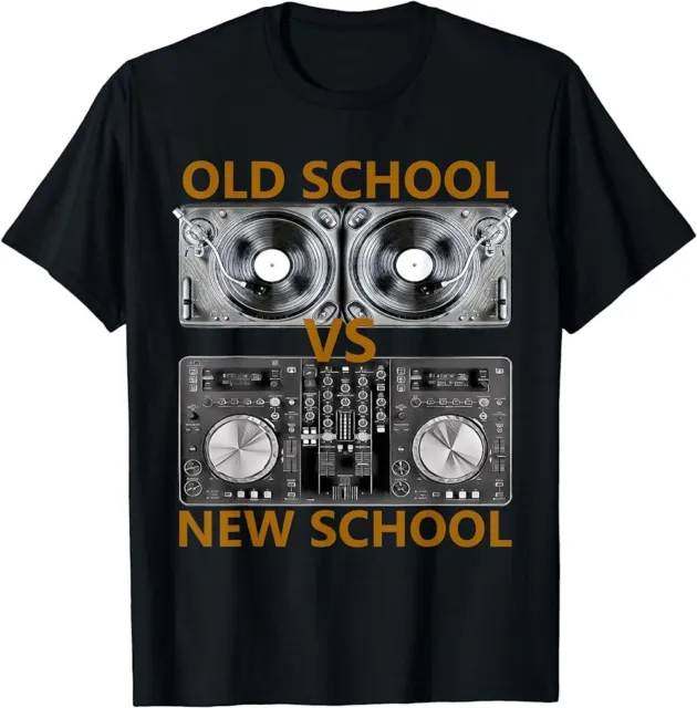 LIMITED Old School DJ VS New School DJ T-Shirt House Dance Music