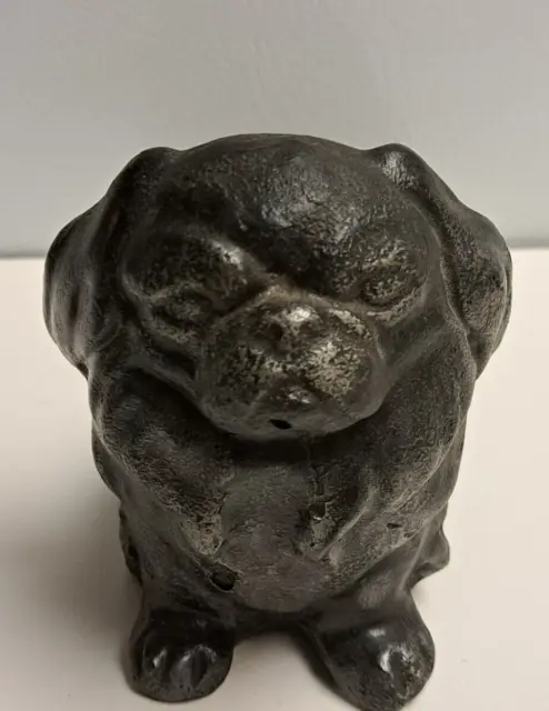 Vintage Pekingese? Puppy Dog Collectible Chalkware?? Statue Figurine CUTE