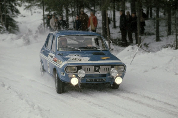 Jean Ragnotti and Jacques Jaubert Renault 12 1973 Rally Car