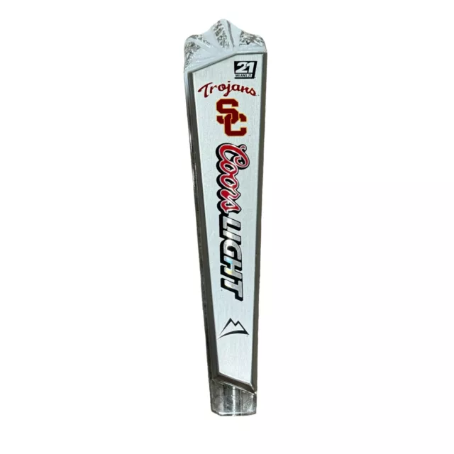 Coors Light Beer Usc Trojans Ncaa Collage Sport University Bar Tap Handle