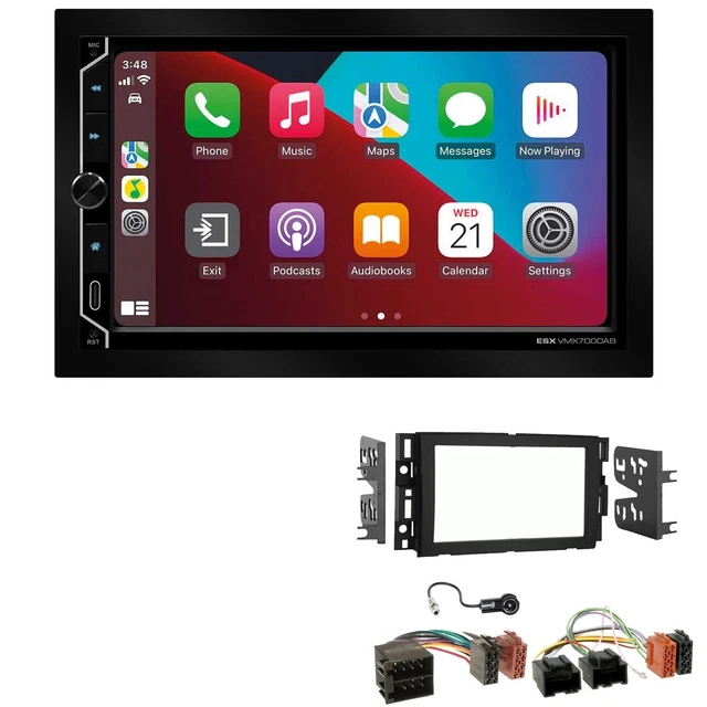 ESX AUTORADIO APPLE CarPlay Android Auto per Chevrolet Impala 2005-2013 ...