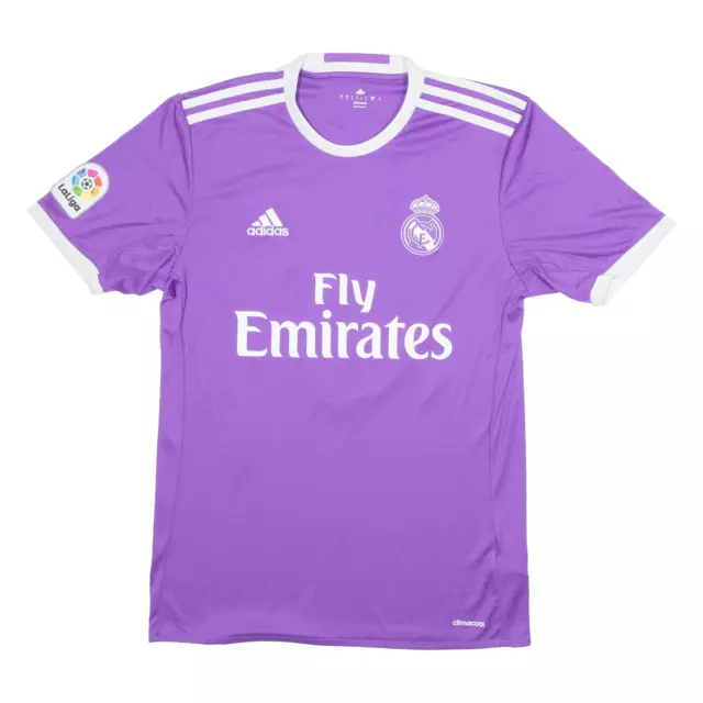 ADIDAS Real Madrid 16-17 Modric 19 Away Kit Mens Football Shirt Jersey Purple S