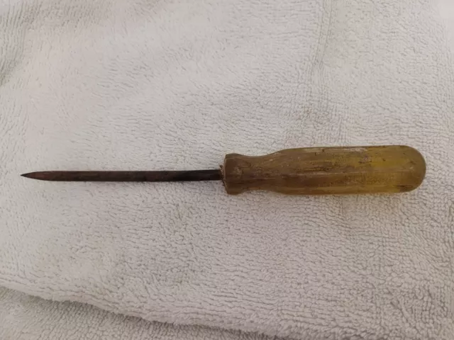 VINTAGE TURNER SLOTTED FLAT HEAD SCREWDRIVER MADE IN AUSTRALIA HAND TOOL 17.5cm