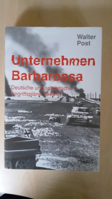 Buch "Unternehmen Barbarossa" von Walter Post - Zustand sehr gut