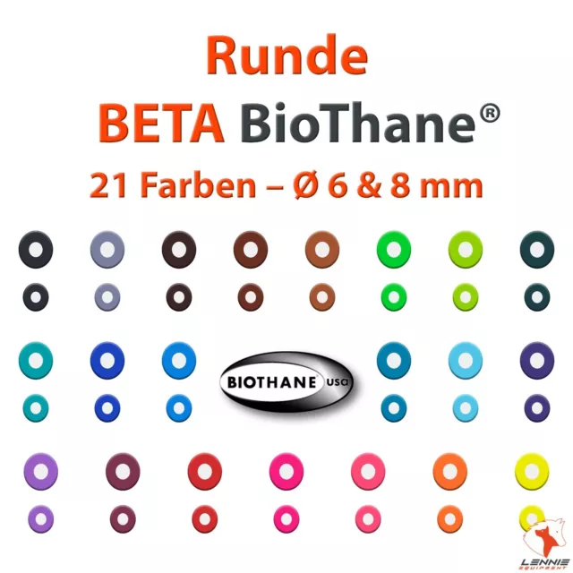 BioThane® Meterware Coated Rope BETA ceinture étanche ronde | Ø 6 mm/Ø 8 mm