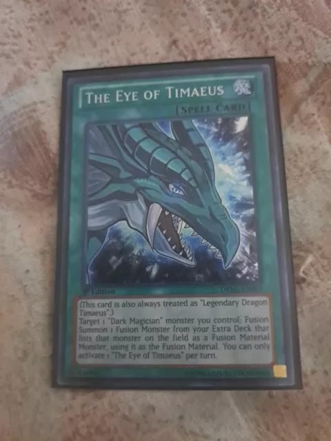 Yugioh The Eye of Timaeus DRLG-EN005 Secret Rare NM