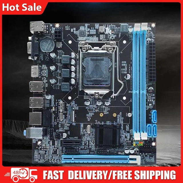 H61 MOTHERBOARD 16GB Micro-ATX Desktops MainBoard LGA1155 Socket I3/I5 ...