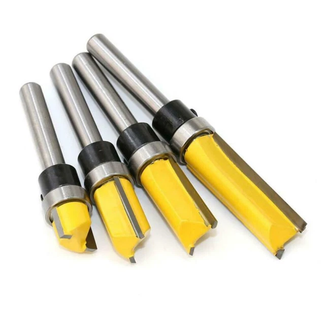 Industriale Pattern bit Strumento Supply 0.6cm Gambo Router Taglio Top Bearing