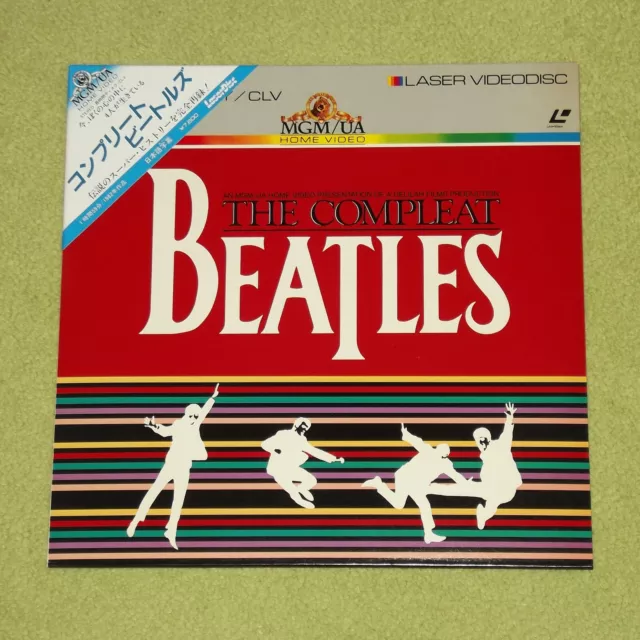 THE BEATLES The Compleat Beatles [1982] - RARE 1983 JAPAN LASERDISC + CORNER OBI