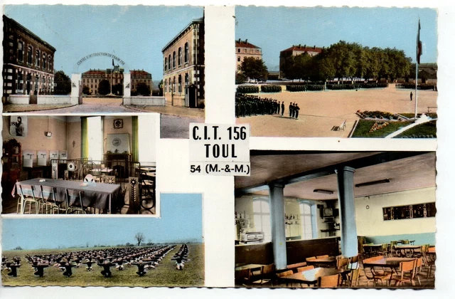 CROUVES - Meurthe and Moselle - CPA 54 - 5 view map - C.I.T. 156 barracks