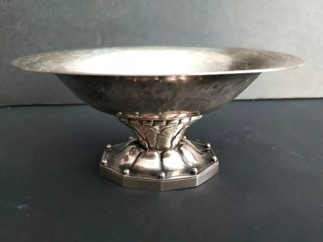 Georg Jensen Sterling Silver Footed Bowl 42 ? Denmark Older hallmark