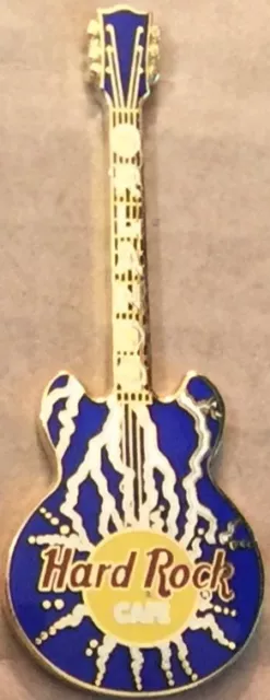 Hard Rock Café Orlando 2004 Lightning Boulons Guitare Broche Cobalt Bleu Gibson