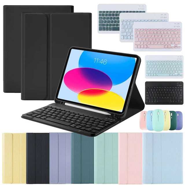 Bluetooth Keyboard With Mouse Case For iPad 10th 9 8 7th Air 3 4 5th Gen Pro 11