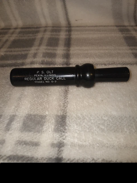 Vintage P.S. OLT Regular Duck Call Model No. D-2 Round Hole Vintage P.S. OLT Regular Duck Call Model No. D-2 Round Hole