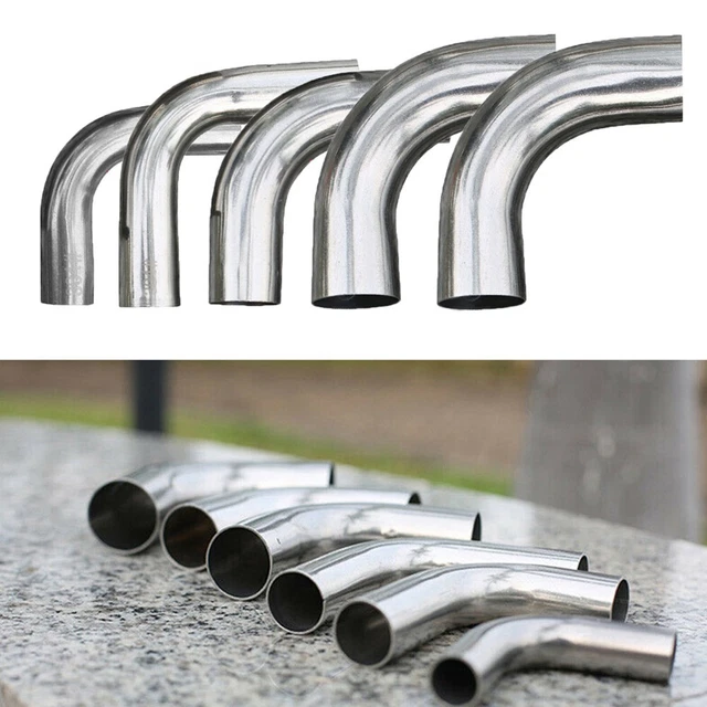 Raccordo Tubo Di Scarico In Acciaio Inox Da 50 Mm - Morsetto Di Scarico Universale Con 2 Morsetti Di Scarico 50 Mm L 95 Mm 81460207