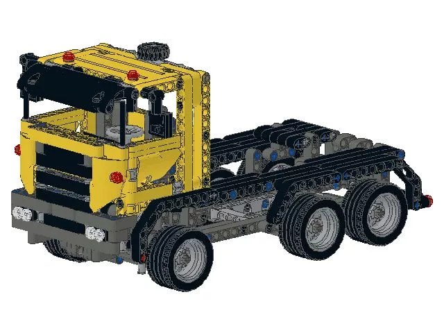 Bauanleitung instruction LKW Truck 42024 Eigenbau Unikat Moc Lego Technic