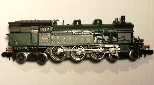 Locomotive Vapeur ARNOLD échelle N - Série 2 Western Atlantic, Vintage Allemagne