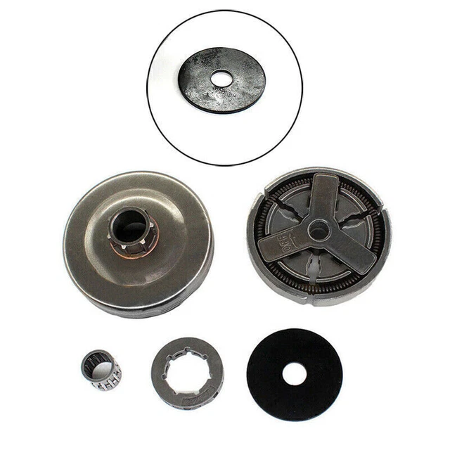 Kit Tambour Embrayage Tronçonneuse Chinoise 45cc 52cc 58cc - Compatible 4500 5200 5800 Roulement Embrayage Tronçonneuse Chinoise 4500 5200 5800