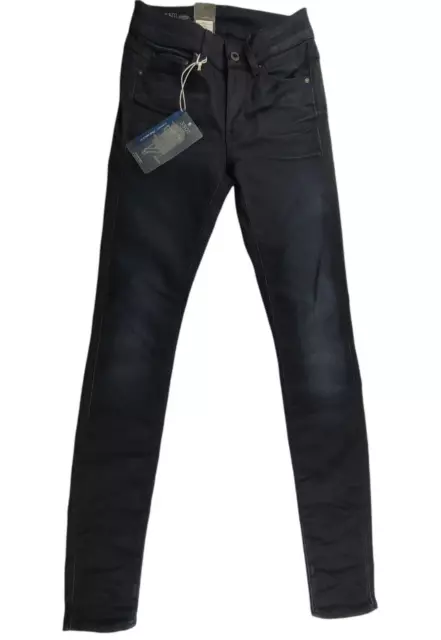 G-Star Raw Slander Jeans Womens W23 L32 3301 Super Stretch Denim Contour Skinny