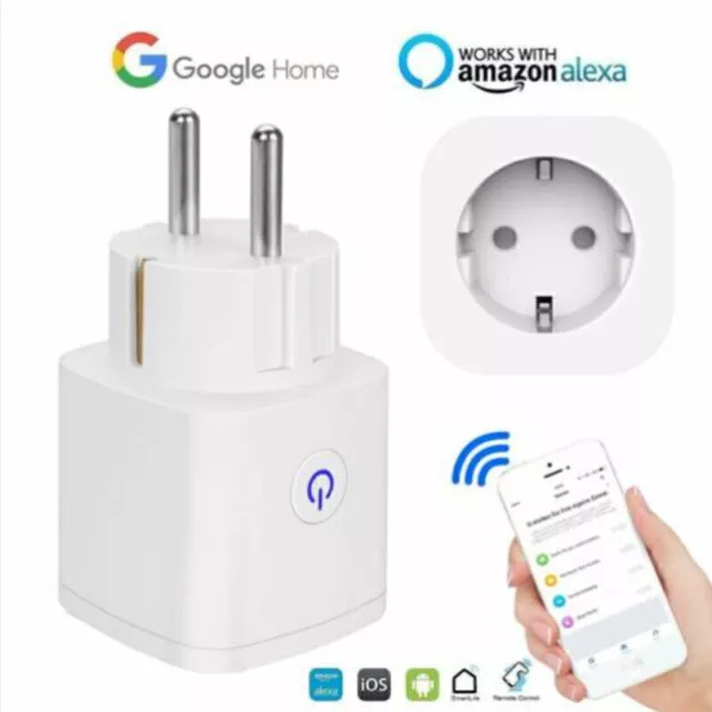 Smart Home WIFI WLAN Steckdose für Alexa Fernbedienung Socket Stecker Amazon