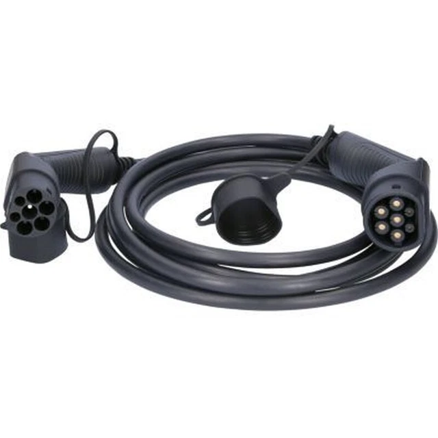 KS TOOLS Cavo di ricarica, dritto, tipo 2/tipo 2, 11 kW, 400 V, 16 A, 5 metri