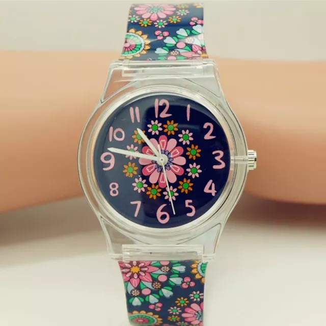 Orologio Moda Donna Studentesse Ragazze Orologio al quarzo Bambini Orologio da polso Regalo 5pz/lotto