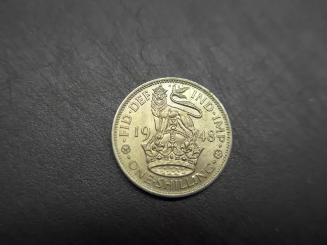 1948 King George V1 Scottish Shilling.