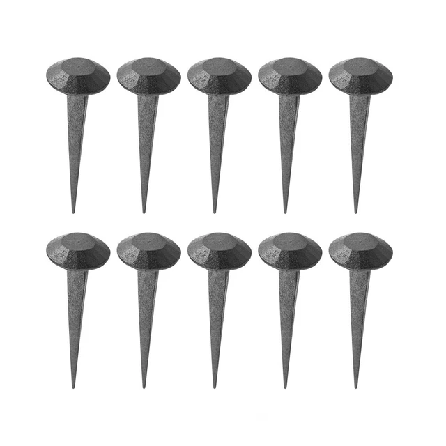 Round Iron Nails Clavos Wrought Iron Nails 2.75 Inch Pack of 10
