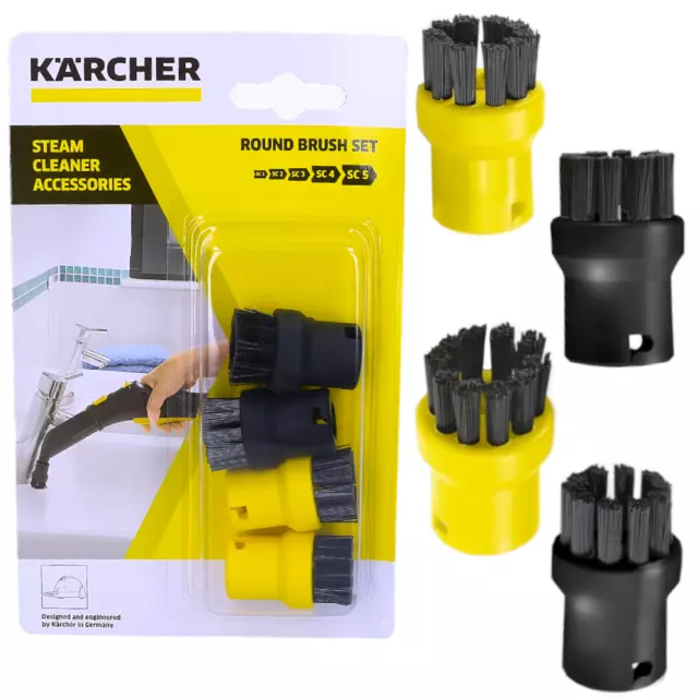 Juego de cepillos para limpiador a vapor Karcher, SC1 SC2 SC3 SC4, 2.863-264.0