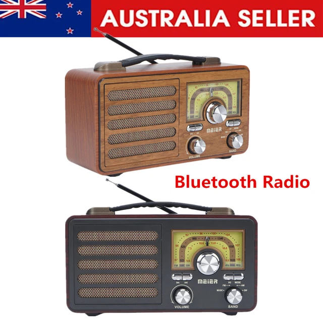 CLASSIC VINTAGE RETRO Style AM/FM/SW Radio with Bluetooth for Home ...