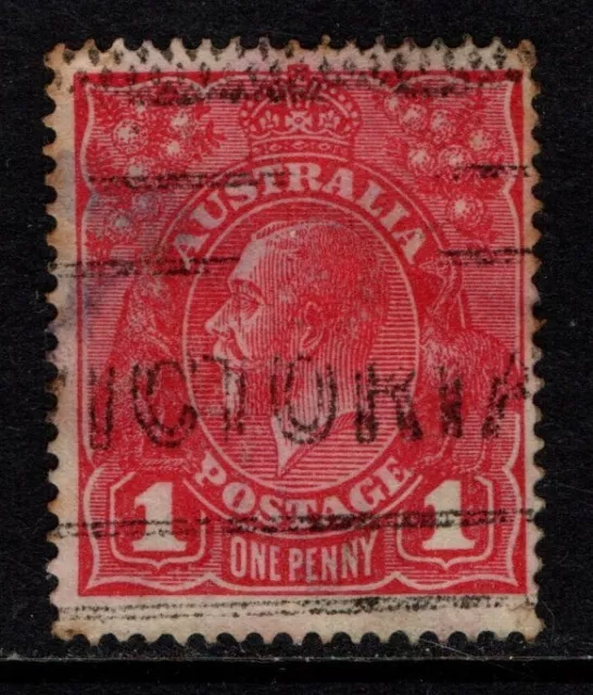 Australia 1914 1920 King George V 1d One Penny rose red SG21cd Used