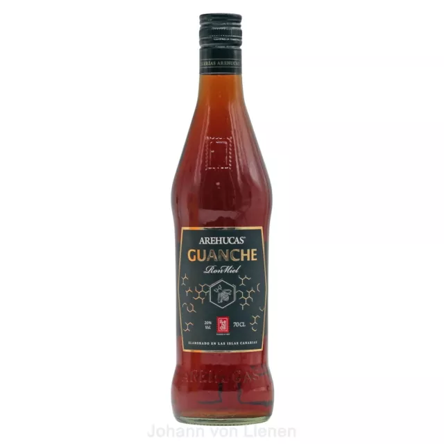 Arehucas Ron Miel Honig Rum 0,7 Ltr 20%vol